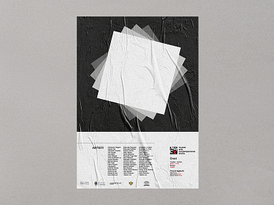 Poster MACS - Museo Arte Contemporaneo Sicilia 2/3 art brandidentity branding contemporary contemporaryart design dribbble graphic graphicdesign museum