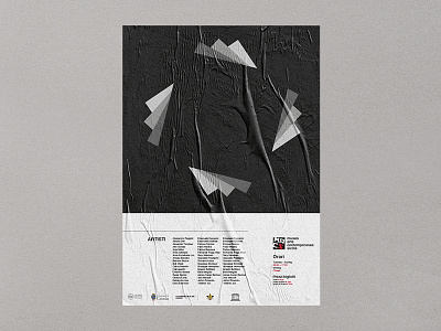 Poster MACS - Museo Arte Contemporaneo Sicilia 3/3 art artcontemporary brand brandidentity branding contemporary design dribbble graphic graphicdesign logotype museum