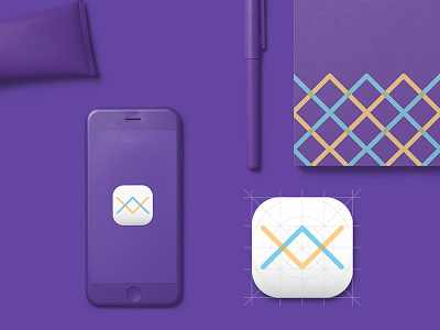 Axxio iOS Icon app brand brandidentity branding design dribbble graphic graphicdesign ios logo logodesign symbol