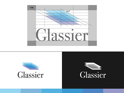 __Glassier Logo Design. brand branding design dribbble graphic graphicdesign identity inspire logo logodesign logotype trademark