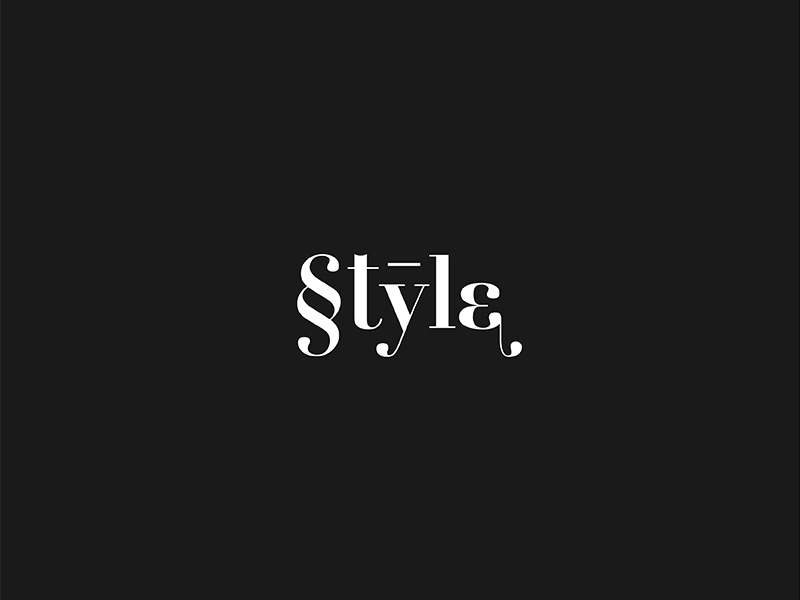 Style Logotype brand design dribbble fashion fashionbrand gif graphic graphicdesign logo logodesign logos logotype