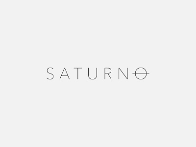 SATURNO Logotype branding design dribbble graphic graphicdesign inspiration logo logodesign logotype trademark type typography