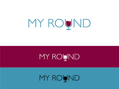 My Round Logotype brand branding design dribbble graphic graphicdesign inspiration logo logodesign logotype typography wine