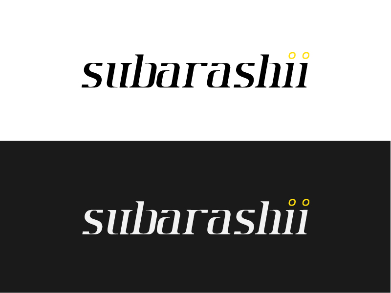 Subarashii Logotype – First proposal by Antonio Calvino on Dribbble