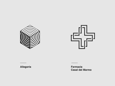 My logo designs on "20 Monochromatic Logos Collection"