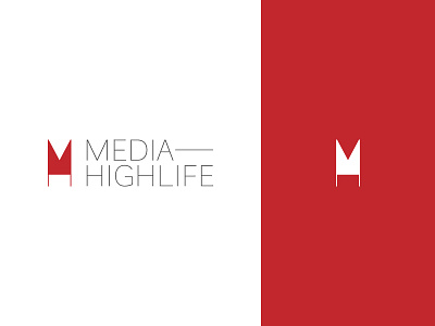 MEDIA HIGHLIFE Logo Design brand brandidentity branding design dribbble graphic graphicdesign inspire logo logodesign logotype media