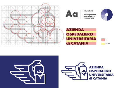 Proposal logo of the azienda ospedaliero universitaria Catania