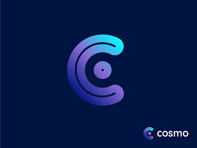Cosmo [2nd proposal] brand branding design dribbble graphic graphicdesign inspiration inspire letter c logo logodesign logos logotype marks minimal monogram music symbol trademark type