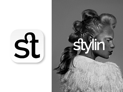Stylin brand branding design dribbble graphic graphicdesign hairstyle icon app identity inspiration inspire logo logodesign logos logotype marks minimal trademark type typography