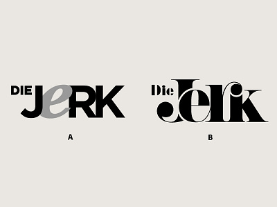 Die Jerk | Logotype poll