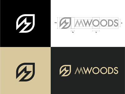 MWoods Logo company brand logo company branding leaf leaf logo lettermark logo logo company logo logo design logos logos logofolio geometric mark mark icon symbol mark making mark symbol mark symbol icon symbol symbol design symbol designer symbol icon wood logo