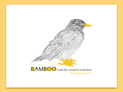 BAMBOO (animal protection) animal digital drawing pet protection