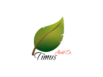 Logo Timas Avid graphic design illustraor logo vegetal