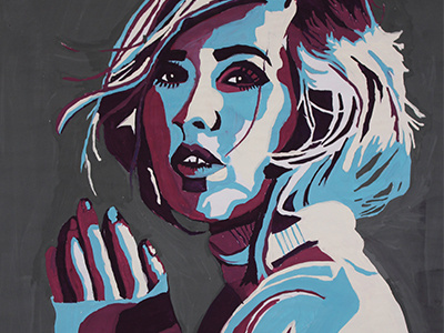 Ellie Golding Stylized Poster paint