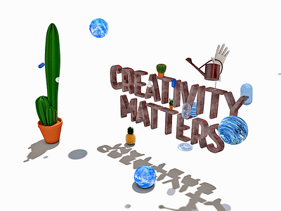 Creativity Matters 3d digital design maxon cinema 4d student
