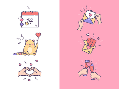 Valentine's Day icons :)