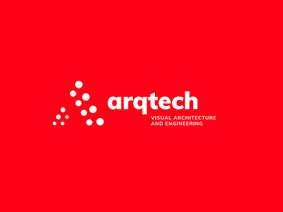 Logo Arqtech enginnering software technology technology logo visual architecture logo