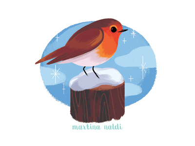 Birds Calendar 2017 birds calendar martina naldi photoshop robin