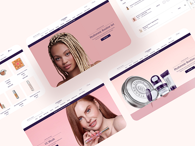 By Terry beauty cosmetic luxury pink product design ui ux