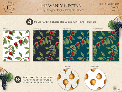 Heavenly Nectar Collection Paper Variations