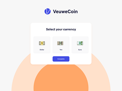 VeuweCoin Select Currency