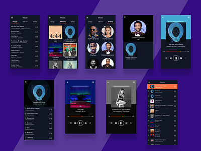 Music Player Mobile UI