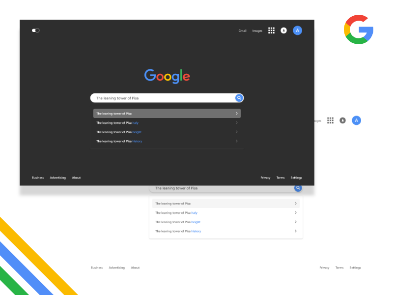 Google Homepage Redesign redesign uiux design google ux ui