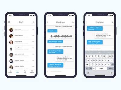 Messaging App adobexd app chat chat app design ios iphone 4 iphonex message message app mobile ui uiux ux