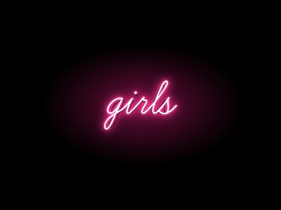 girls sign vector