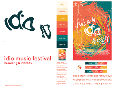 idio Music Festival Branding & Identity branding logo