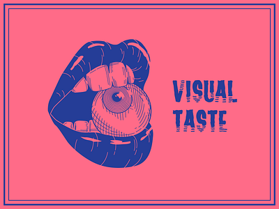 Visual taste art eye grunge illustration office visual