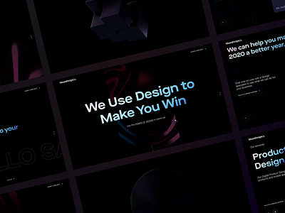 Minami Design Collective - New Website 3d animation adaptive agency website dark dark theme minami motion one page onepage parallax responsive transitions website