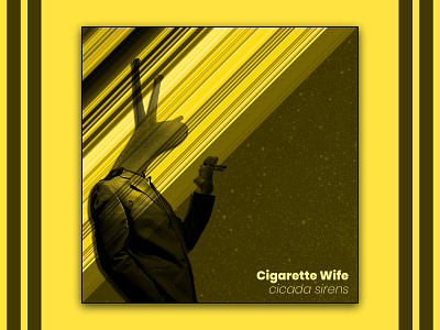 Cigarette Wife affinity photo album art composite monochrome photo edit snail space