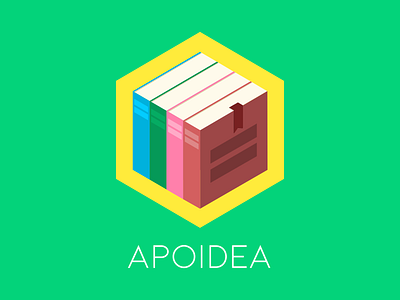 Apoidea apoidea flat knowledge logo vector