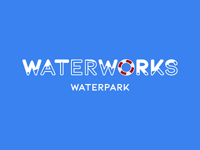 Waterpark Logo Redesign flat logo pool vector waterpark