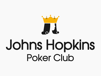 Johns Hopkins Poker Club Logo branding king logo logos poker vector