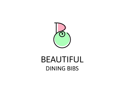 Beautiful Dining Bibs branding logo logomark vector