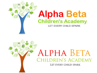 children academy logo design design illustrator logo logo design mobile photoshop professional logo