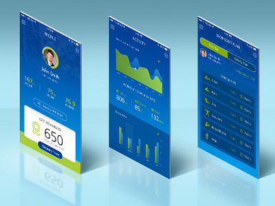 Health & Fitness App Design app design ecommerce app mobile ui
