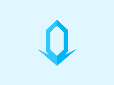 Suicune Logo-mark blue flat colour iconography logo minimal modern pokemon suicune vector