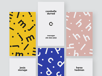 Optica Business Cards abstract brand branding business card business card design businesscard color design dots identity identity branding lettering letters logo optica optics pattern type typography ui
