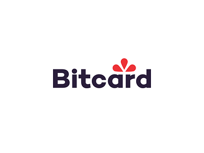 Bitcard Logo Design bitcoin blockchain branding crypto gift card icon identity logo logotype