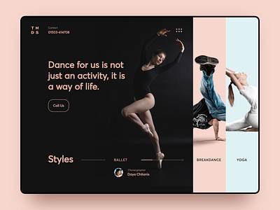 Dance Studio Landing Page