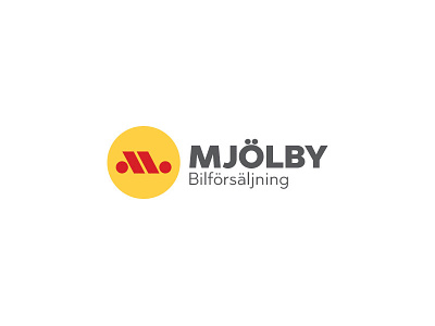 Mjölby Bilförsälning art direction branding car logo mjolby sell sweden