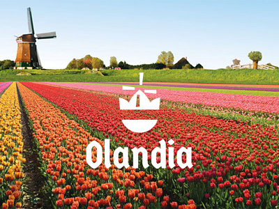 Olandia branding holland kingdom logo netherlands tulip windmill