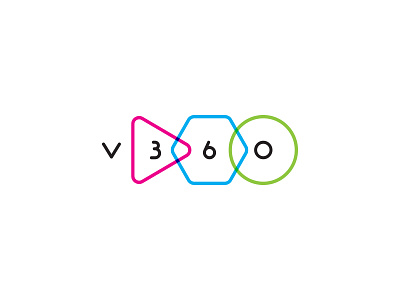 V360 360 branding colors identity logo panorama photo vr