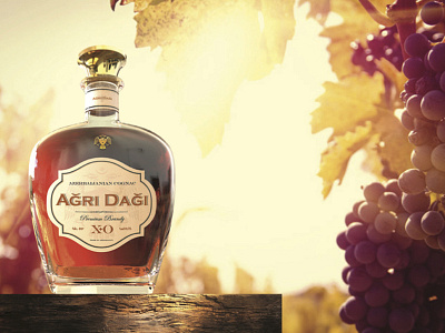 Ağrı Dağı Cognac art direction branding brewery cognac logo package design winery