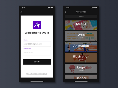 welcome to our world agt ui ux