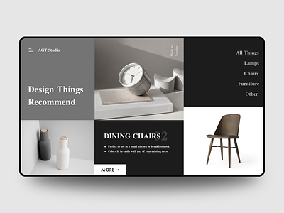 Furniture Website agt furniture design ui ux wed design