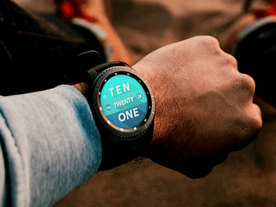 Tablo ai android wear brand branding earth gears3 glow minimal smart watch time ui wearable